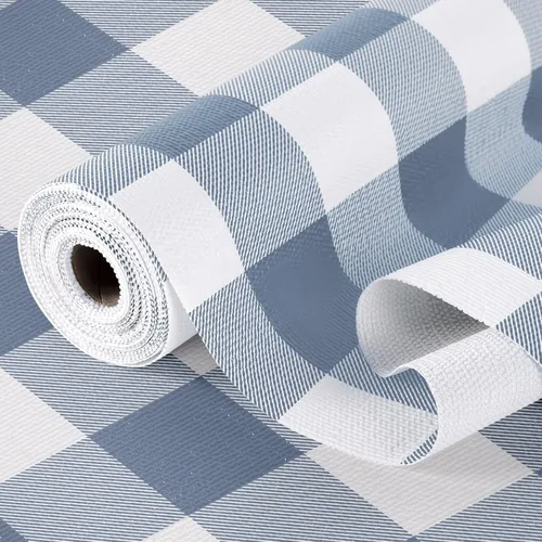 Miniatura 11 de Revestimiento de estante para armarios de cocina, forros de cajones no adhesivos antideslizantes de agarre fuerte, papel grueso para estantes