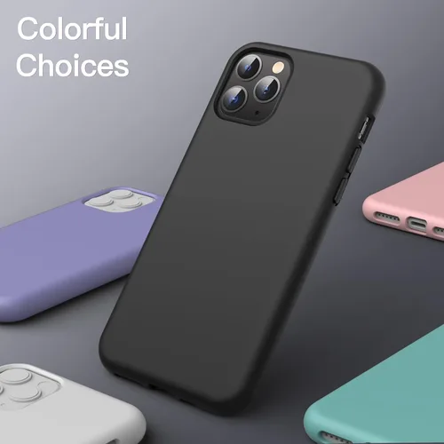 Miniatura 5 de JETech Funda de silicona para iPhone 11 Pro Max de 6.5 pulgadas, suave al tacto, funda protectora de cuerpo completo, a prueba de golpes con forro