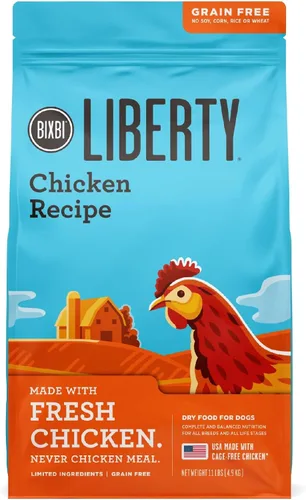 Miniatura 12 de BIXBI Liberty - Alimento seco para perros sin granos, receta de cordero, 11 libras, carne fresca, sin harina de carne, sin rellenos para una fácil