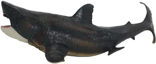 Miniatura 3 de Megatooth - Juguete de tiburón con mandíbulas que se abren el Megalodon de 11 pulgadas, figura de acción realista de animales marinos, ideal