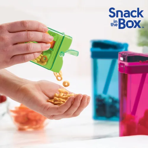 Miniatura 3 de Precidio Design Snack in the Box NUEVO Contenedor de aperitivos reutilizable ecológico amigable con los dedos (azul) 1001BL