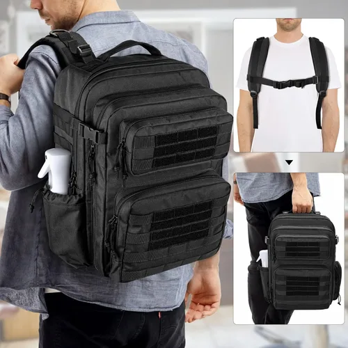 Miniatura 9 de BAFASO Estuche de peluquería, bolsa de peluquería para herramientas de peluquería (solo bolsa), color negro