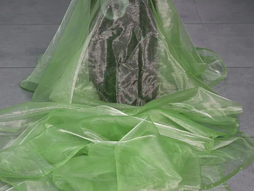Miniatura 3 de VDS Tela de Organza Premium de 1 Yarda por Yarda de 45" de Ancho - Material de Tul Transparente, Ligero y Brillante para Manualidades DIY