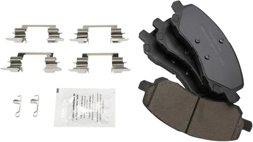 Miniatura 4 de TRQ Juego de pastillas de freno delantero y rotores con revestimiento de cerámica compatible con Jeep Compass Patriot 2017