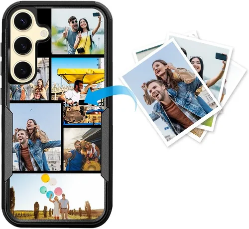 Miniatura 29 de Funda protectora personalizada para Samsung Galaxy S22 Ultra 5G (versión 2022), funda protectora de doble capa resistente con múltiples fotos, a