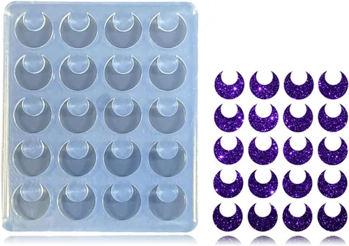 Miniatura 18 de Mini moldes para aretes con forma de puerta, molde de silicona para aretes de bricolaje, aretes de oreja, colgantes, manualidades de fabricación