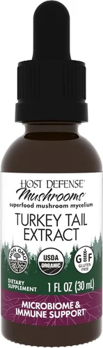 Host Defense Extracto de cola de pavo – Suplemento de apoyo para la salud digestiva y la respuesta inmune – Suplemento de hongos para el microbioma