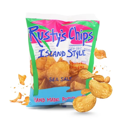Miniatura 8 de Rusty's Chips - Chips crujientes y saludables para un bocado rápido - Chips sin gluten, sin conservantes, sin OMG, paquete de aperitivos veganos