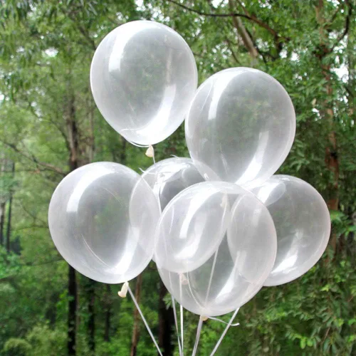 Miniatura 2 de Mini globos de látex para fiestas de 5 pulgadas, transparentes, paquete de 120