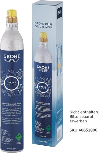 Miniatura 6 de GROHE Blue Home Starter Kit (Kitchen Mixer with Filter Function, for Bubble Water, WLAN, Extendable L-Outlet), Chrome, 31927001
