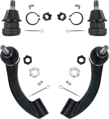 Miniatura 240 de Detroit Axle – Kit de suspensión delantera para Hyundai 2013-2018 Santa Fe 2 enlaces de barra de estabilizador 4 varillas de amarre interiores