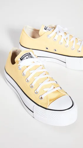 Miniatura 5 de Converse Chuck Taylor All Star Lift Ox Tenis para mujer, amarillo mantequillablanconegro, talla 6 M de EE. UU, Amarillo