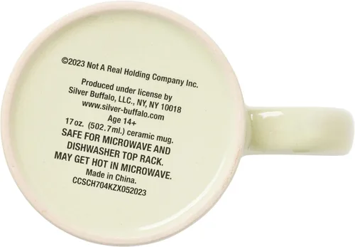 Miniatura 4 de Silver Buffalo Schitt's Creek Rose Apothecary - Taza de cerámica de cerámica resistente a la cera, 17 onzas