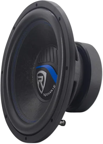 Miniatura 2 de Rockville K5 W12K5S2 1400W Pico/350W RMS 2 Ohm 12 pulgadas Subwoofer de audio para automóvil, cono de alta eficiencia, construcción duradera, fácil