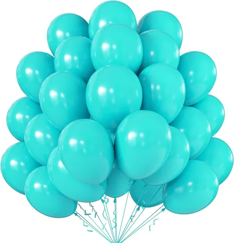 Miniatura 34 de KALOR Globos dorados champagne, 100 piezas de 5 pulgadas de globos mini de látex mate para arco de guirnalda de globos, decoración de cumpleaños