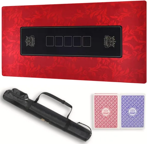 Miniatura 13 de GUTSHOT Alfombrilla de Póquer Plegable de Calidad de Casino Paño de Mesa de Póquer Resistente al Agua, Multi-Spandex Suave Juego Impermeable