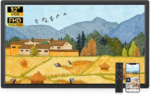 Miniatura 10 de Marco de fotos digital Uhale con WiFi de 10.1 pulgadas con almacenamiento de 32GB, marcos de fotos electrónicos con pantalla táctil IPS HD de 1280 x