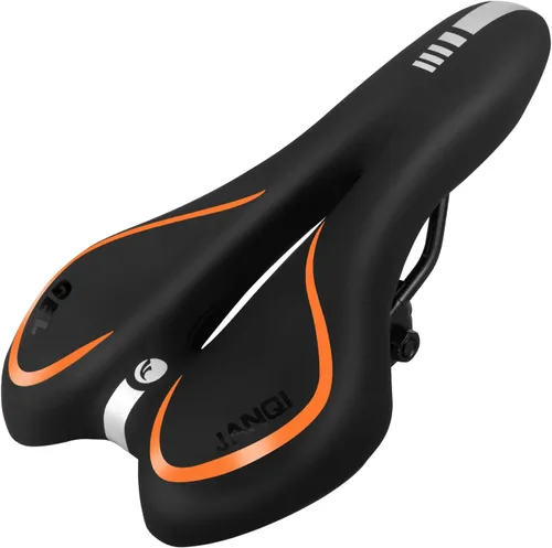 Miniatura 8 de Cómodo asiento de bicicleta para hombres y mujeres, asiento de bicicleta impermeable, silla de bicicleta de montaña transpirable, sillín