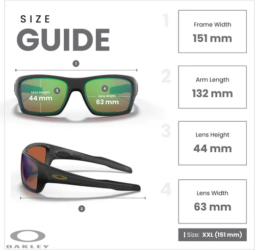Miniatura 18 de Oakley Turbine OO9263 - Gafas de sol rectangulares para hombre, correa + paquete con kit de gafas de diseñador iWear