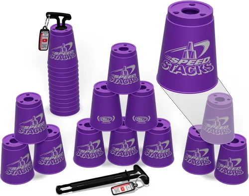 Miniatura 9 de Conjunto de vasos para apilar, deportivos, de Speed Stacks Azul