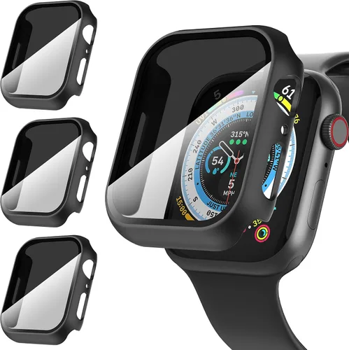 Suoman Paquete de 3 fundas protectoras de pantalla de privacidad para Apple Watch de 1.575 pulgadas (1.575 pulgadas), antiespías, ultrafina, de