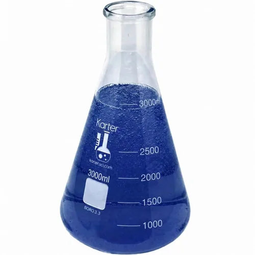 Miniatura 12 de Karter Scientific - Matraz Erlenmeyer de boca estrecha de 1000 ml, vidrio borosilicato 3.3, 213G22 (Individual) 3.3 vidrio de borosilicato, boca