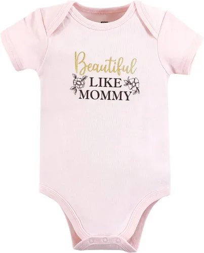 Miniatura 440 de Hudson Baby baby-girls Cotton Bodysuits 3-pack