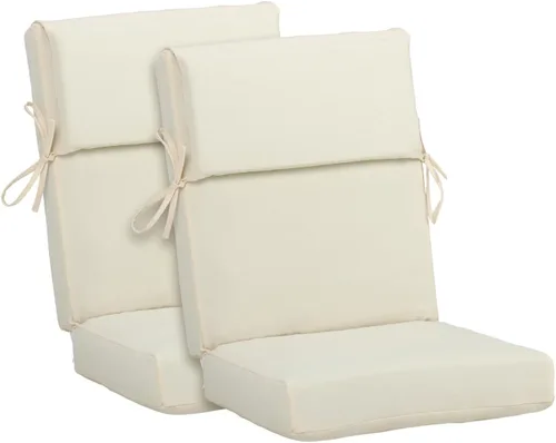 Miniatura 23 de BPS Cojín para silla mecedora de 20 x 20 pulgadas, resistente a la decoloración y al agua, cojines para sillas de patio con funda extraíble