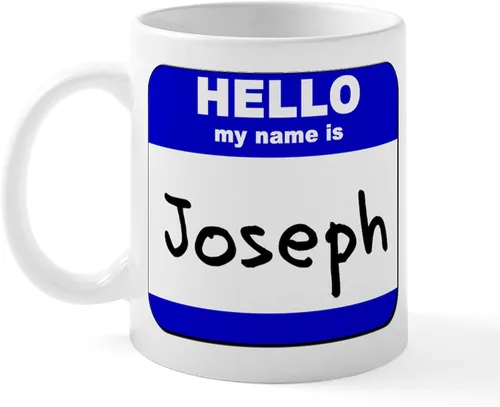 Miniatura 31 de CafePress Taza de café de cerámica con texto en inglés «Hello My Name Is Mary», de 11 oz (11.0 fl oz)