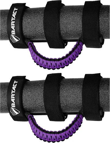 Miniatura 8 de Bartact Asas de agarre de barra antivuelco compatibles con Jeep Wrangler JL, JK, TJ, YJ y Jeep Gladiator 1955-2023 hebilla de metal mejorada, asas