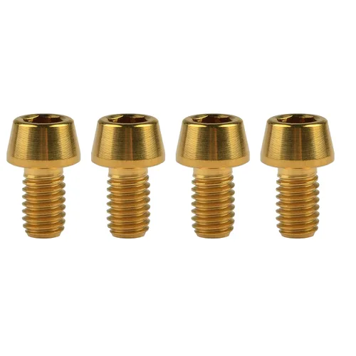 Miniatura 70 de Titanio Ti M6 x 10 16 18 20 25 30 35 40 45 50 55 60 2.559 in Allen - Tornillos hexagonales de 2.559 in, tornillos cónicos, paquete de 4