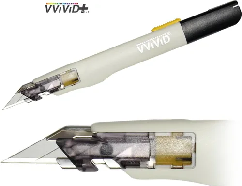 Miniatura 6 de VViViD Cuchillo de corte multiusos retráctil de precisión equilibrado de alta calidad para envolturas de vinilo automotrices (paquete de 1)