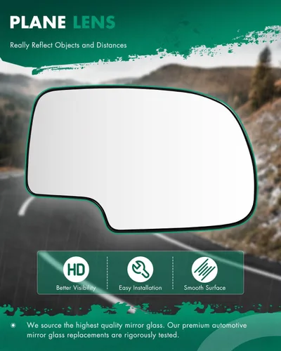 Miniatura 5 de SCITOO Espejo retrovisor derecho para 2003-2007 para Chevy para GMC Silverado Sierra 1500/2500 HD/3500 Classic con modelos con calefacción eléctrica