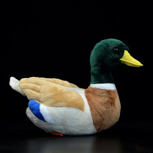 Miniatura 3 de lilizzhoumax Animal de peluche de pato real, peluche súper suave, juguetes para niños, juguetes para niñas, regalo para niños, almohada de pato