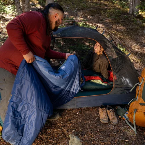 Miniatura 13 de Kelty Cosmic Relleno Sintético 20 Grados - Saco de Dormir para Mochileros – Correas de Compresión, Bolsa de Almacenamiento Incluida