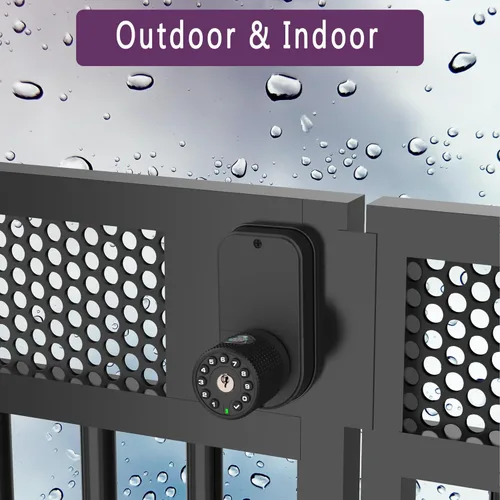 Miniatura 4 de BOTHSTAR Cerradura de perilla de puerta sin llave de doble cara con huellas dactilares y teclado, perilla inteligente con cilindros dobles