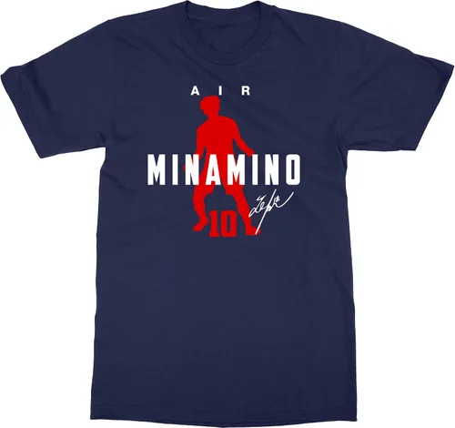 KING THREADS Camiseta unisex para fanáticos del fútbol mundial de Japón Air Minamino 2022