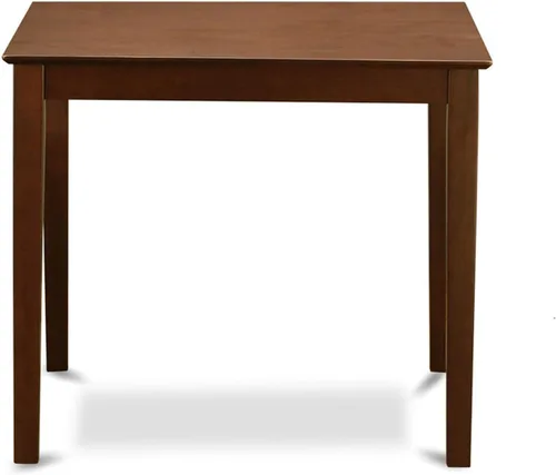 Miniatura 2 de East West Furniture VNBU5-MAH-W - Juego de mesa de comedor de 5 piezas de altura de mostrador, incluye una mesa de cocina cuadrada y 4 sillas