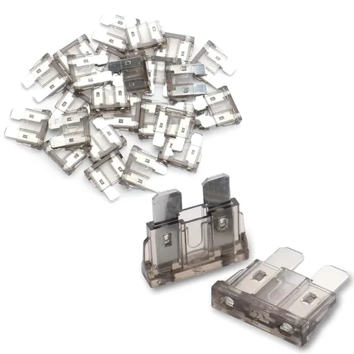 Miniatura 14 de Baomain Fusibles de hoja de 1 amperio, 1A, 32 V, fusible de acción rápida para automóvil, camión, protección contra cortocircuitos, fusibles