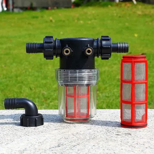 Miniatura 3 de 3/4''1/2''filtro de púas de manguera, accesorios de filtro de sedimentación para agua de entrada de lavadora a presión