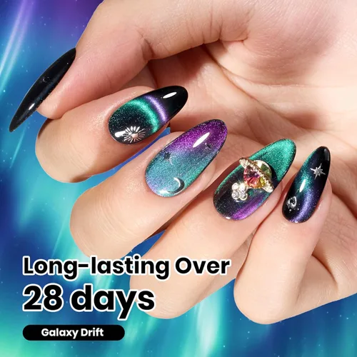 Miniatura 219 de Beetles - Esmalte de uñas de gel marrón – 0.5 onzas líquidas de esmalte de gel marrón oscuro, lámpara LED UV para uñas, regalo de manicura para I