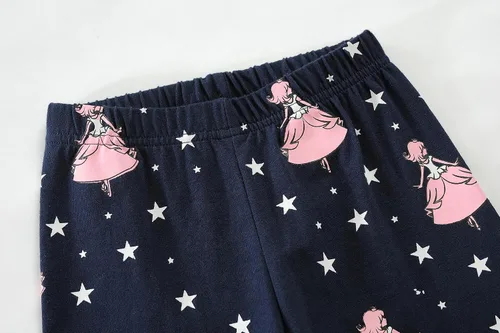 Miniatura 6 de DDSOL Conjunto de pijamas de manga larga para niñas pequeñas, pijamas de algodón para bebés, cálidas