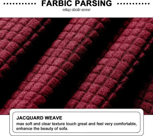 Miniatura 3 de SFYZ HOME Funda de sillón jacquard moderno, de forro polar, funda elástica para sillón izquierdo/derecho para sofá biplaza en forma de L