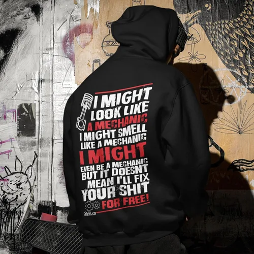 Miniatura 13 de STYLN Sudadera de manga larga con capucha Sudadera divertida con capucha unisex para adultos entusiastas del automóvil, camión, bicicleta, carreras