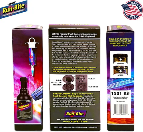 Miniatura 2 de G.D.I Limpiador de sistema de combustible de mantenimiento preventivo para motores de gasolina, aditivo de combustible resistente, limpiador de gas