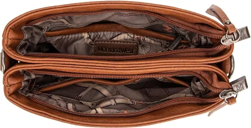 Miniatura 5 de Montana West Bolsos cruzados para mujer con múltiples bolsillos y correa de guitarra