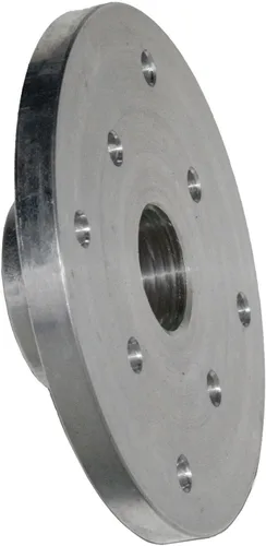 Miniatura 4 de PSI Woodworking CF2J Placa frontal de torno de 2 pulgadas para husillo de 1 "x 8 tpi, 2" sin portabrocas de tornillo