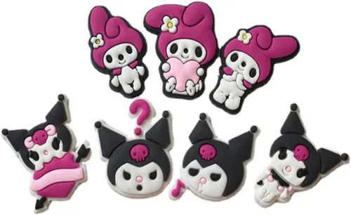 Miniatura 7 de Dijes para zapatos de cocodrilo, accesorios de decoración de fiesta de zapatos de anime, regalo para niños, niñas, mujeres y hombres