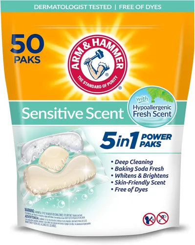 Miniatura 14 de Arm & Hammer Paquetes de potencia 5-EN-1 con aroma fresco sensible, 42