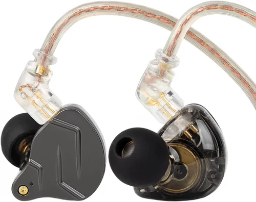 KZ ZSN Pro - Auriculares para videojuegos, monitor intrauditivo de alta fidelidad, sonido estéreo, auriculares IEM, cancelación de ruido, Gris